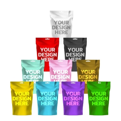 Custom Printed Resealable Ziplock Food Die Cut Bag Smell Proof Stand up Pouches Aluminum 3.5G Plastic Packaging Mylar Bags