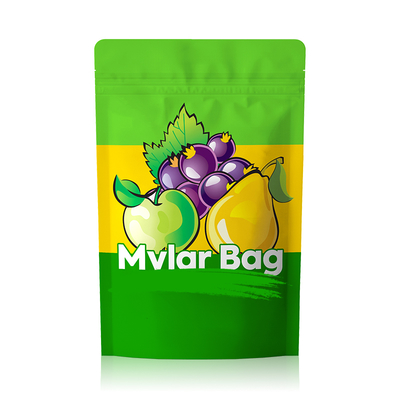 BSCI Factory Custom Printed Mylar Bags Multiple Colors Ziplock Bag Laminated Stand up Pouch for Chewing Gum