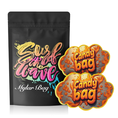 Customizable Colour Plain Stand up Pouches Multiple Colors Graffiti Patterns Durable Custom Printed Mylar Bags
