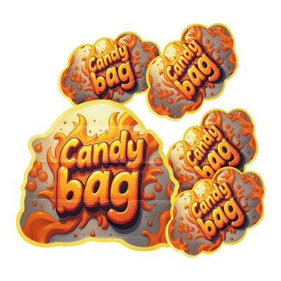 Best Selling Manufacturer Direct Sale Irregular Shape Sealable Plastic Packaging Die Cut Mylar Bags
