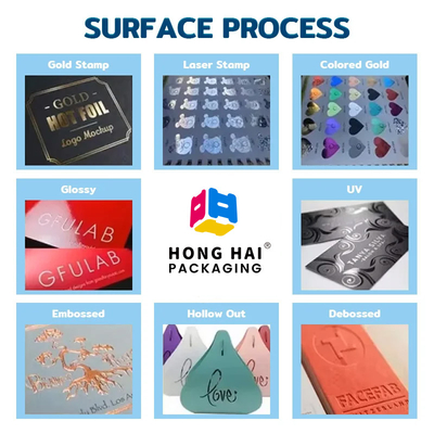 Hot Sell Custom Printed 3.5 Mylar Bags Paper Display Boxes Holographic Paper Packaging Box
