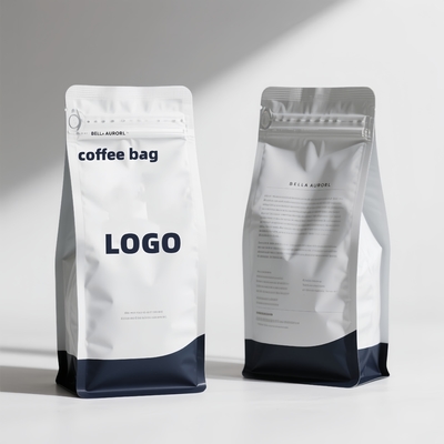 Eco-Friendly Coffee Packaging Bags, Resealable Coffee Bean Bags, Custom Design Available