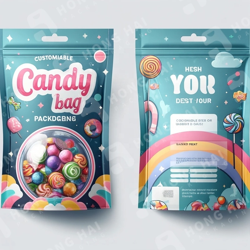 OEM Factory Resealable Ziplock Custom Printed Candy Packaging Die Cut 3.5G Stand up Pouches Free Safe Pouch Food 3.5 Mylar Bags